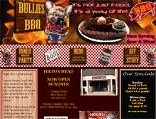 Tablet Screenshot of bulliesbbq.com
